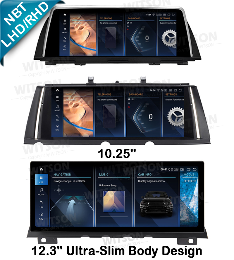 10.25''/12.3'' Screen For BMW 7 Series F01 F02 2013-2015 NBT Android Multimedia Player