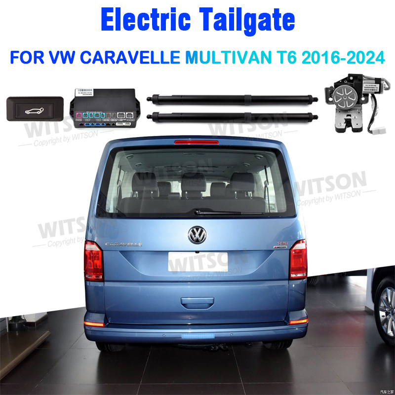 Smart Electric Tailgate For VW Caravelle Multivan T6 2016-2024 Car Trunk Open & Close Electric Suction Tailgate Intelligent Tail Gate Lift Strut