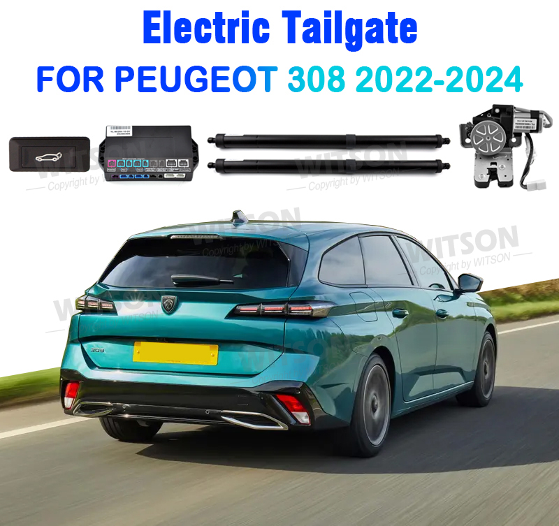 Smart Electric Tailgate For Peugeot 308 2022-2024 Car Trunk Open & Close Electric Suction Tailgate Intelligent Tail Gate Lift Strut