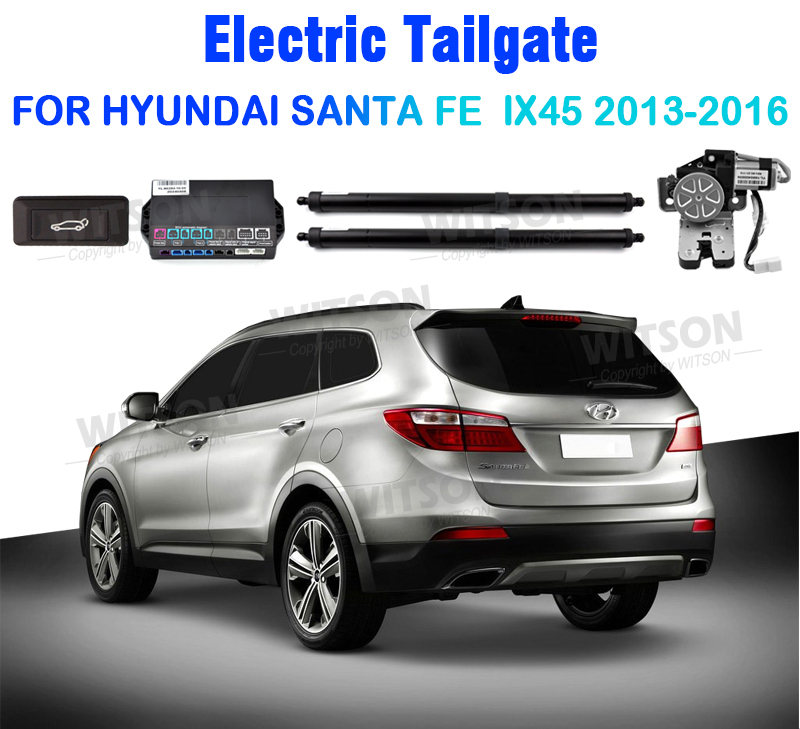 Smart Electric Tailgate For Hyundai Santa Fe IX45 2013-2016 Car Trunk Open & Close Electric Suction Tailgate Intelligent Tail Gate Lift Strut