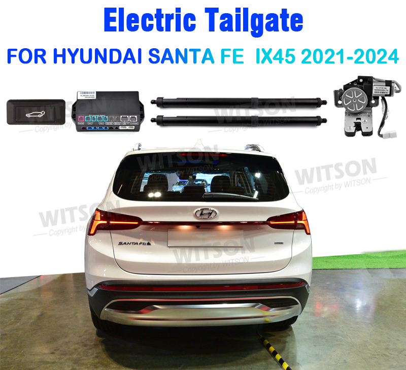 Smart Electric Tailgate For Hyundai Santa Fe IX45 2021-2024 Car Trunk Open & Close Electric Suction Tailgate Intelligent Tail Gate Lift Strut