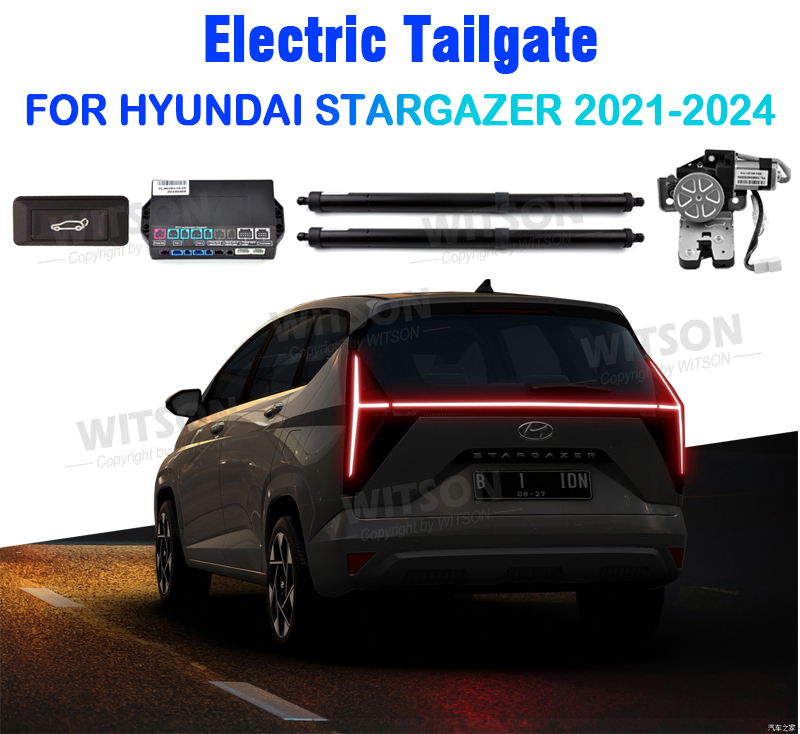 Smart Electric Tailgate For Hyundai Stargazer 2021-2024 Car Trunk Open & Close Electric Suction Tailgate Intelligent Tail Gate Lift Strut