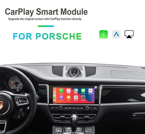 Wireless Carplay/Android Auto Interface Box For Porsche 911 Bosxter Cayman Macan Cayenne Panamera 2011-2018