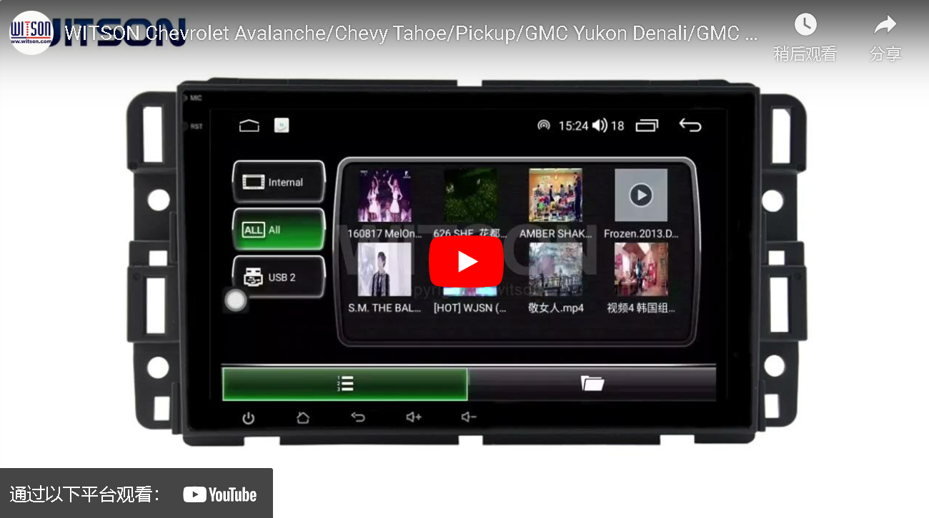 WITSON Chevrolet Avalanche/Chevy Tahoe/Pickup/GMC Yukon Denali/GMC Sierra CAR MULTIMEDIA GPS (1972)