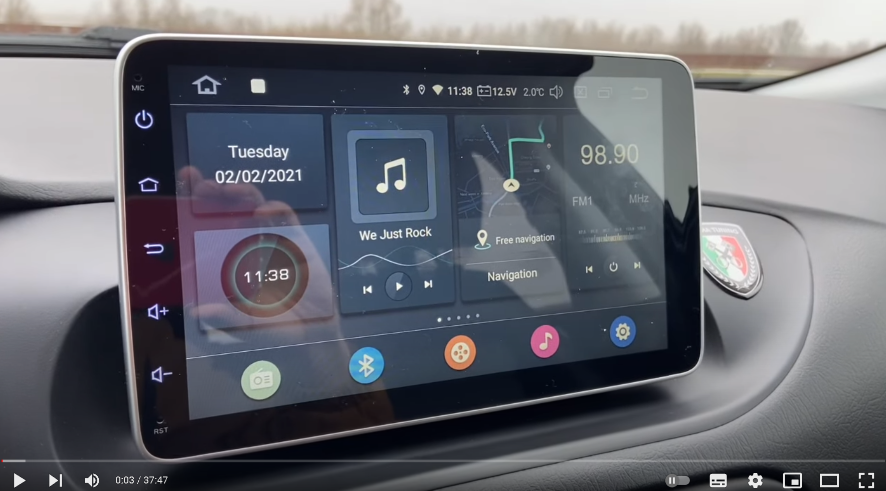 Installation Effect Main Function Show from our customer(RVT5211)