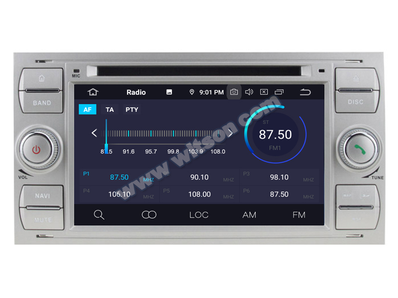 7 Screen Oem Style With Dvd Deck For Ford Focus 2 Kuga Fiesta Mondeo 4 C Max 2004 2011 Android