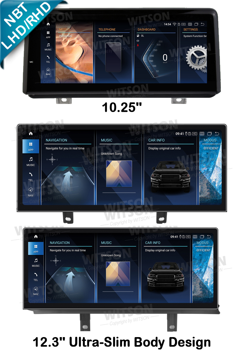 10.25''/12.3'' Screen For BMW 3 Series F30 F31 F34 F35 BMW 4 Series F32 F33 F36 2013-2016 NBT Android Multimedia Player