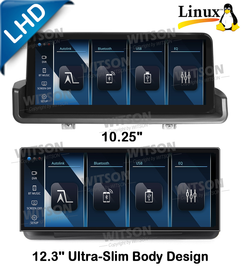 Linux System 10.25''/12.3'' Screen For BMW 3 series E90 E91 E92 E93 2006-2012 Left Hand Driver