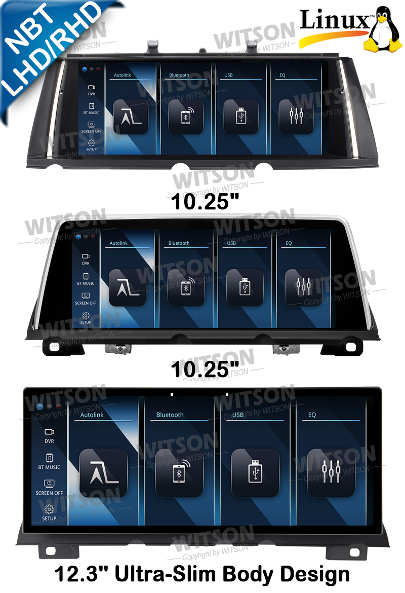 Linux System 10.25''/12.3'' Screen For BMW 7 Series F01 F02 2013-2015 NBT