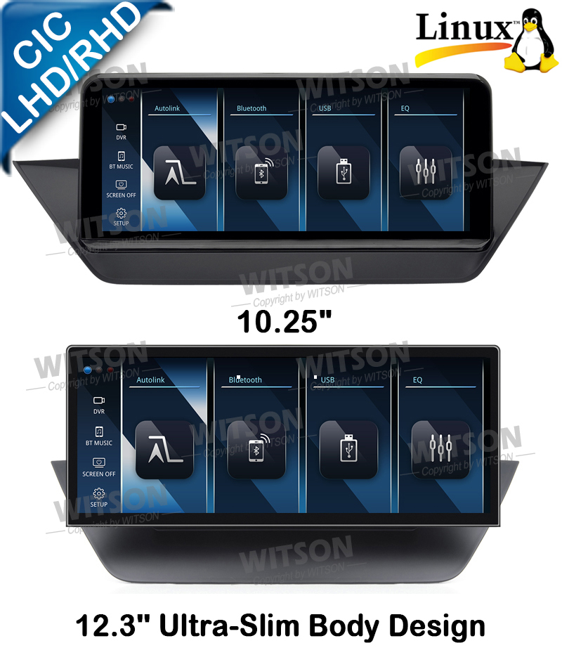 Linux System 10.25''/12.3'' Screen For BMW X1 E84 2009-2015 CIC