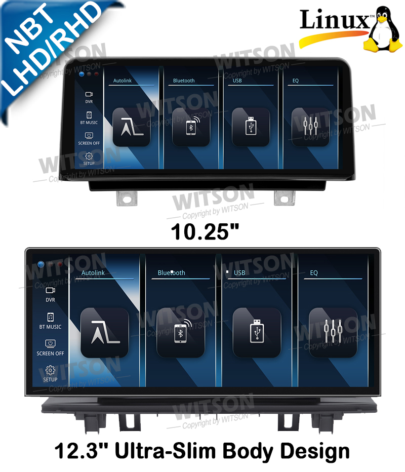 Linux System  10.25''/12.3'' Screen For BMW X1 F48 2016-2017 NBT